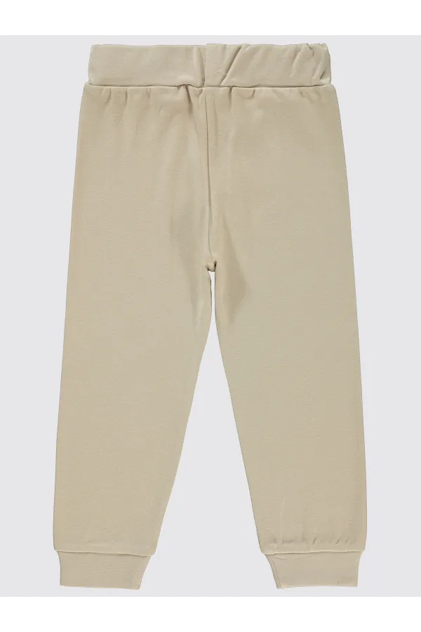 Bas de survêtement garçon 2-5 ans Lait d'avoine - Emballage