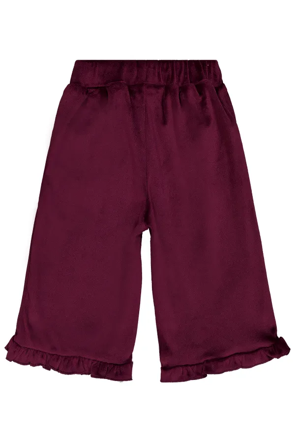 Bas de survêtement bébé 0-24 mois Violet betterave - Lot