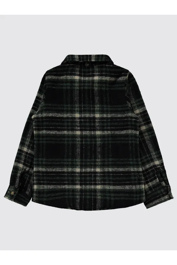 Kız Çocuk Gömlek 6-9 Yaş Yeşil - Paket