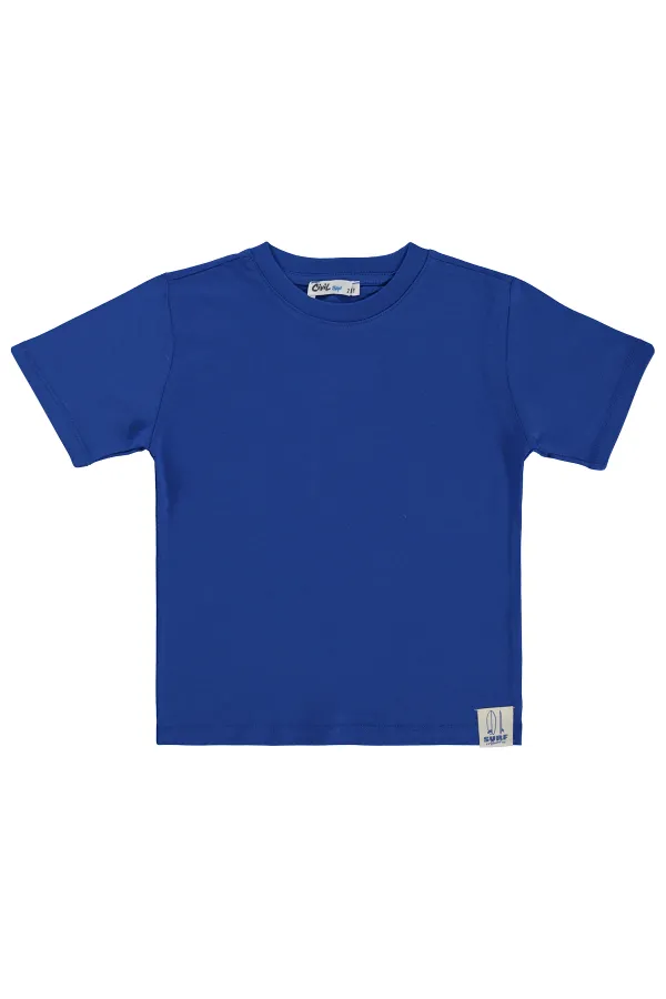 T-shirt garçon KM 2-5 ans bleu marine foncé - Lot