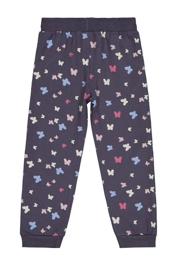 Girls Tracksuit Bottoms 6-9 Years Old Anthracite - Pack