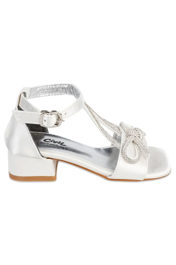 Girls' Evening Shoes Size 26-30 Pearl - Package