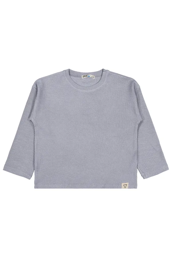 Erkek Çocuk Sweatshirt 2-5 Yaş Gri - Paket