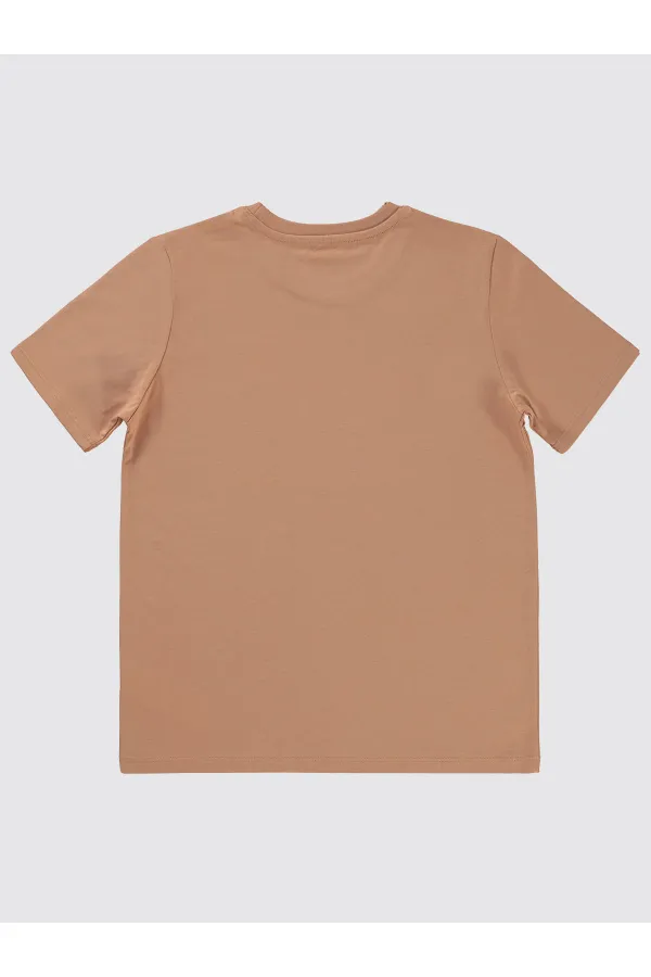 T-shirt garçon 10-13 ans - Motif carreaux - Emballage