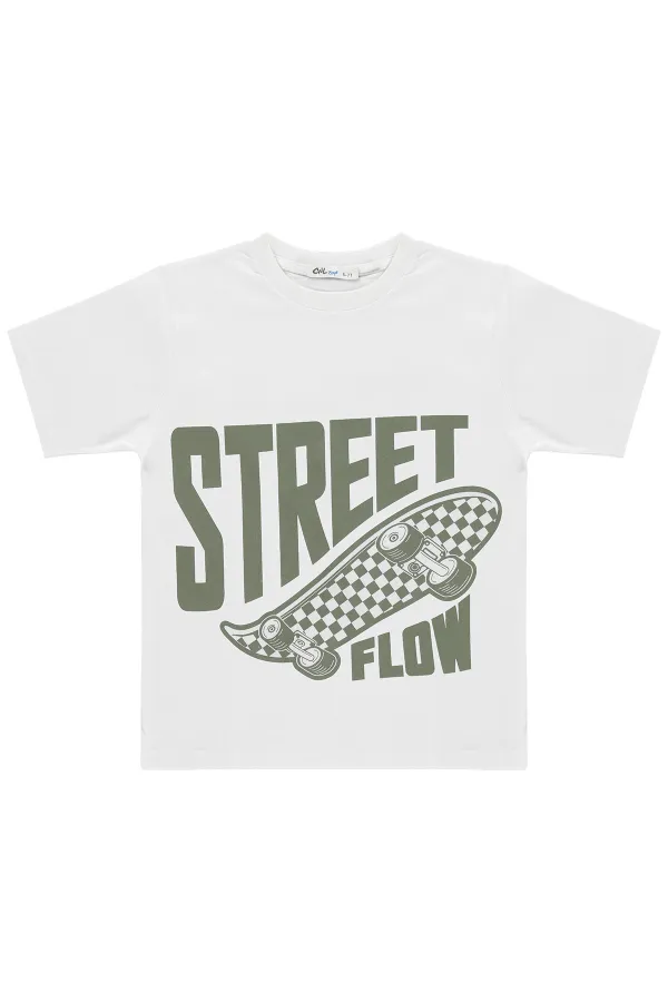 Boys' Shirt Set 10-13 Years Khaki - Package