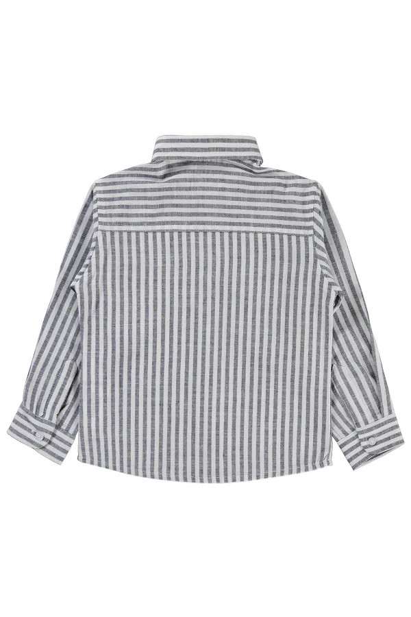 Boys' Shirt, Ages 2-5, Navy Blue - Pack