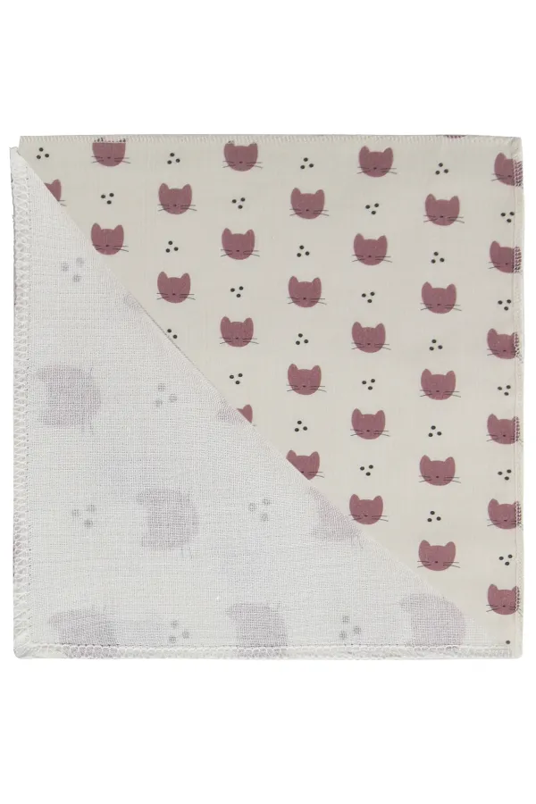 Ensemble couverture et lange pour bébé 0-24 mois, écru - Emballage