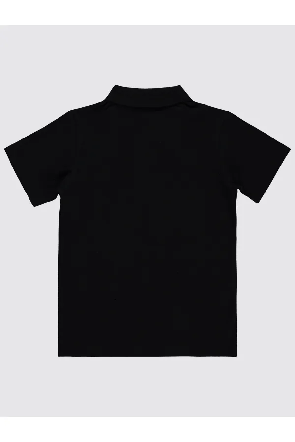 Lot de T-shirts noirs pour garçons de 10 à 13 ans