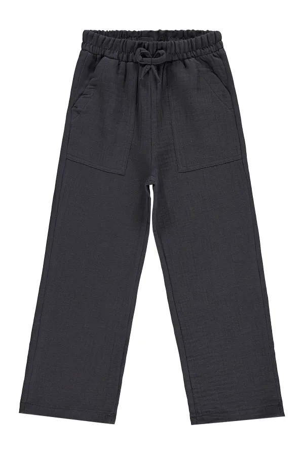 Girls' Trousers, Ages 10-13, Anthracite - Pack Girls' Trousers, Ages 10-13, Anthracite - Pack