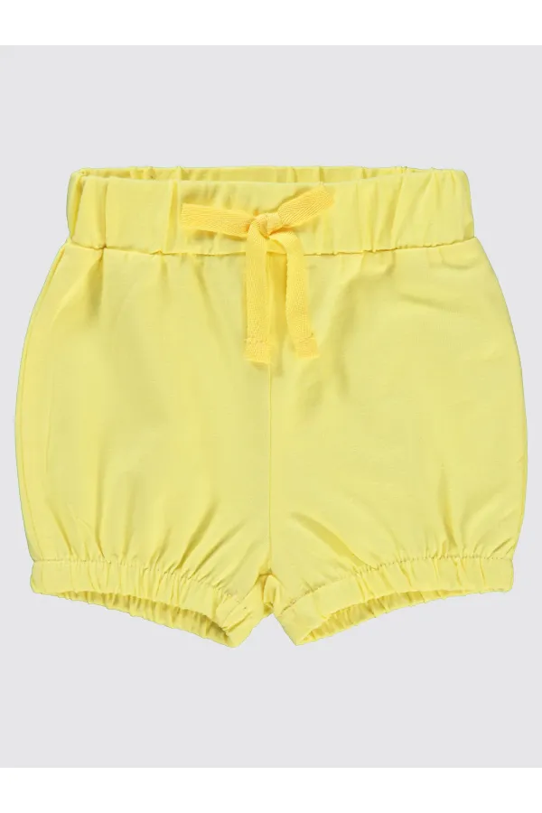 Baby Shorts 0-24 Months Yellow - Pack