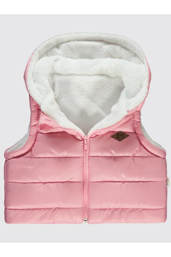 Bebek Yelek 0-24 Ay Toz Pembe - Paket