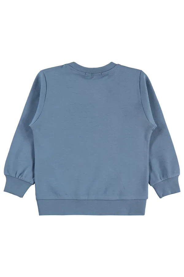 Sweat-shirt garçon Km 2-5 ans indigo - Emballage