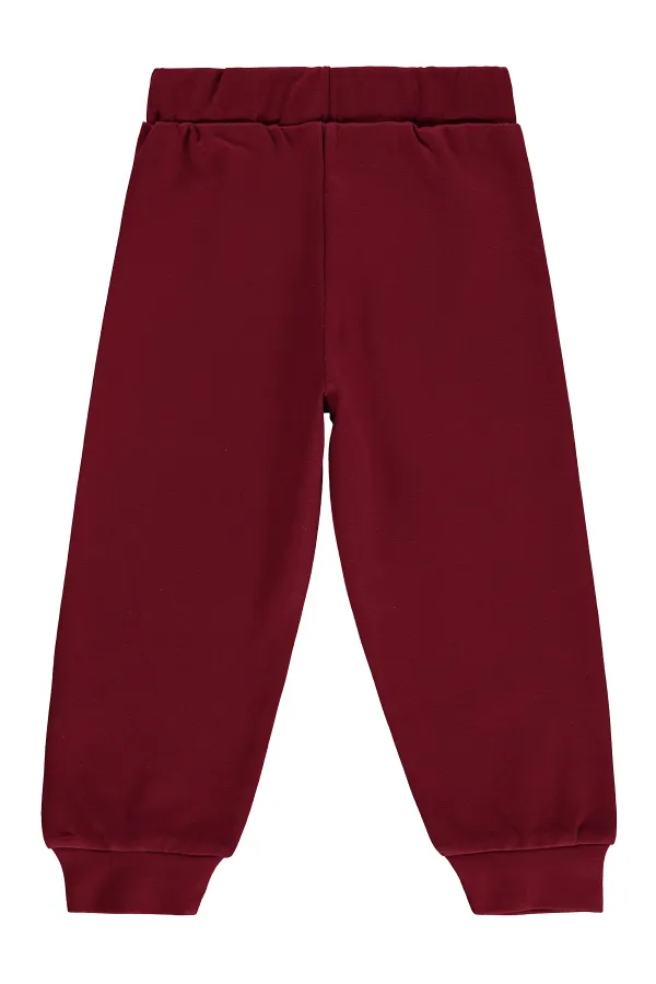 Boys' Sweatpants Km 2-5 Years Burgundy - Pack