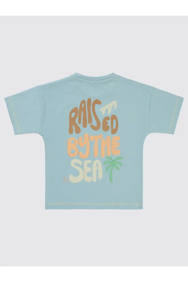 Erkek Çocuk Tişört 2-5 Yaş Mavi - Paket