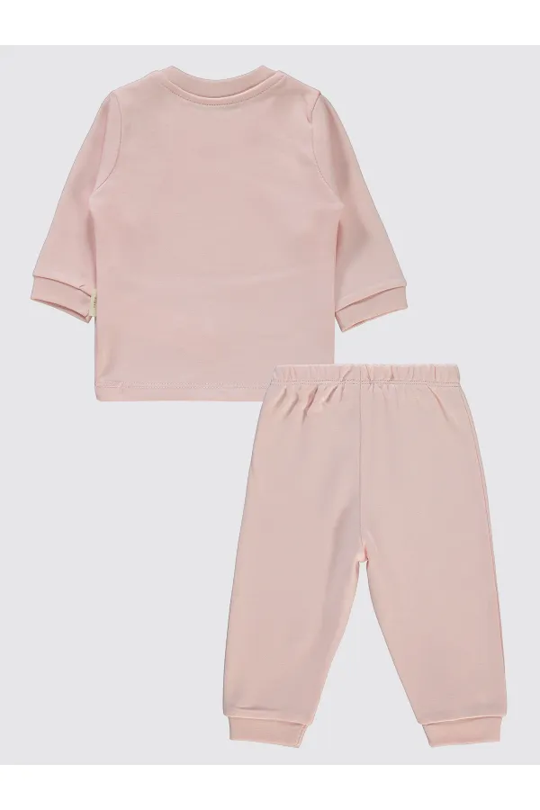 Bebek Pijama Takımı 0-24 Ay Pembe - Paket