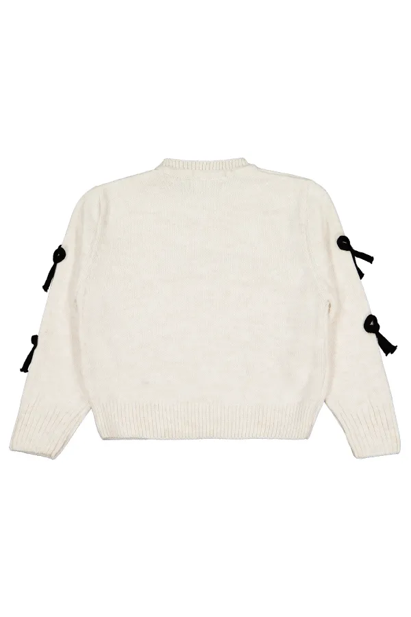 Girls Sweater 6-9 Years Ecru - Package