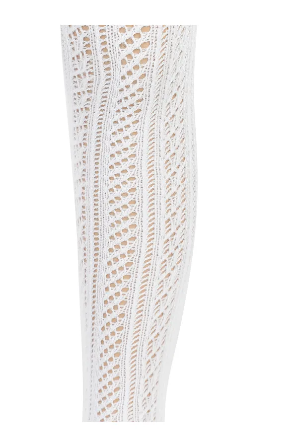 Kız Çocuk Külotlu Çorap 2-9 Yaş Beyaz - Paket