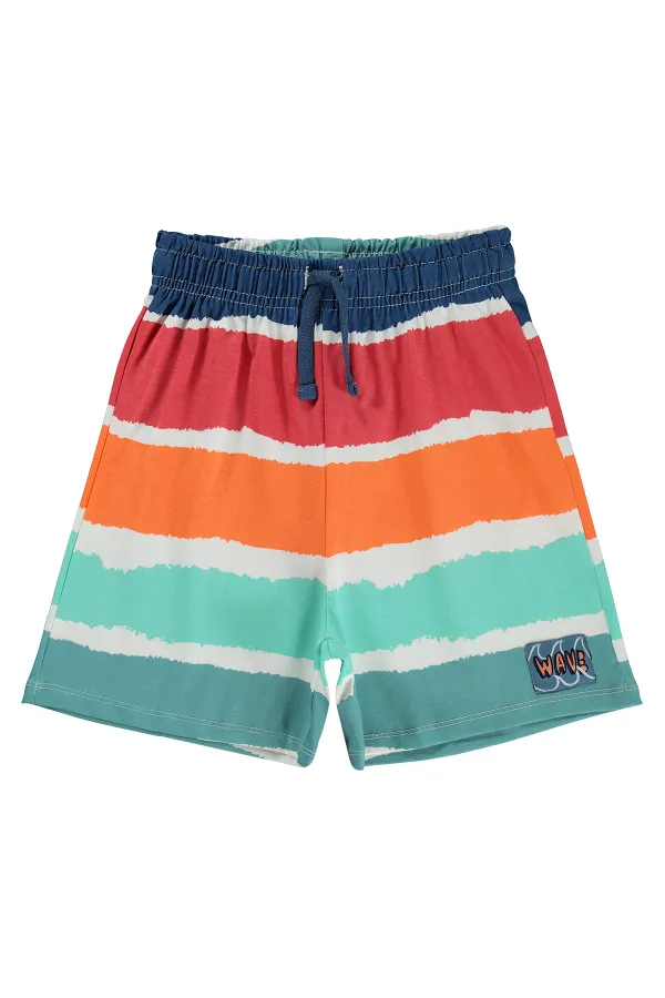 Erkek Çocuk Şort 10-13 Yaş Kırık Beyaz - Paket