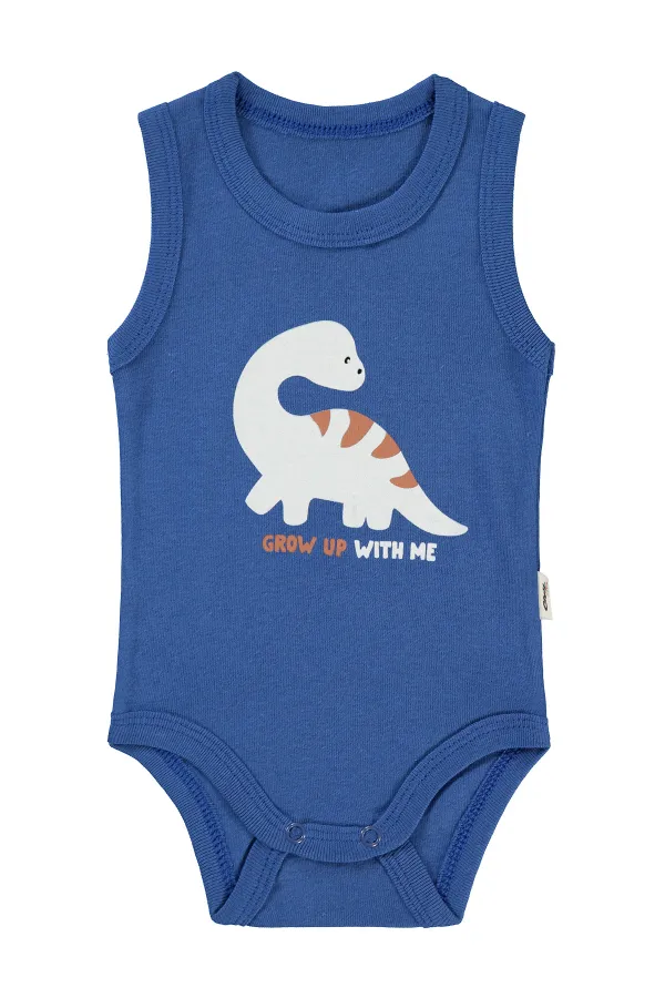 Bebek Çıtçıtlı Badi 0-24 Ay Lacivert - Paket