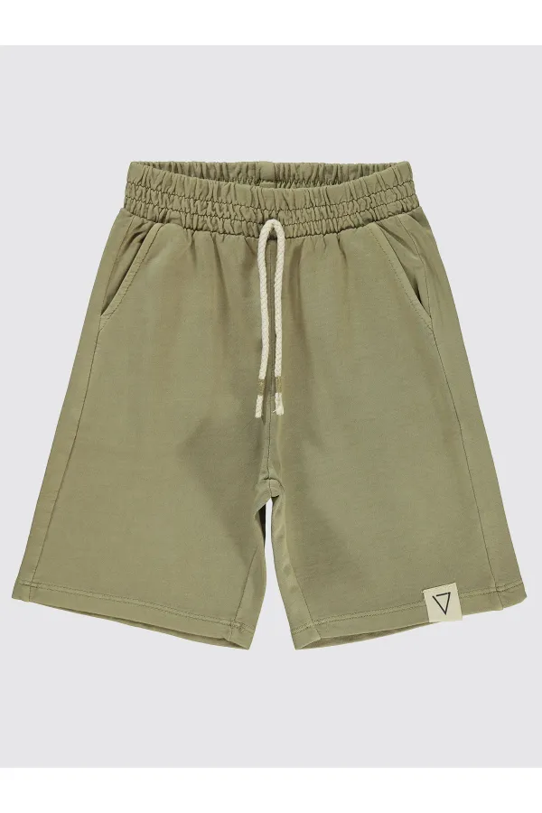 Erkek Çocuk Kapri 6-9 Yaş Taş Rengi - Paket