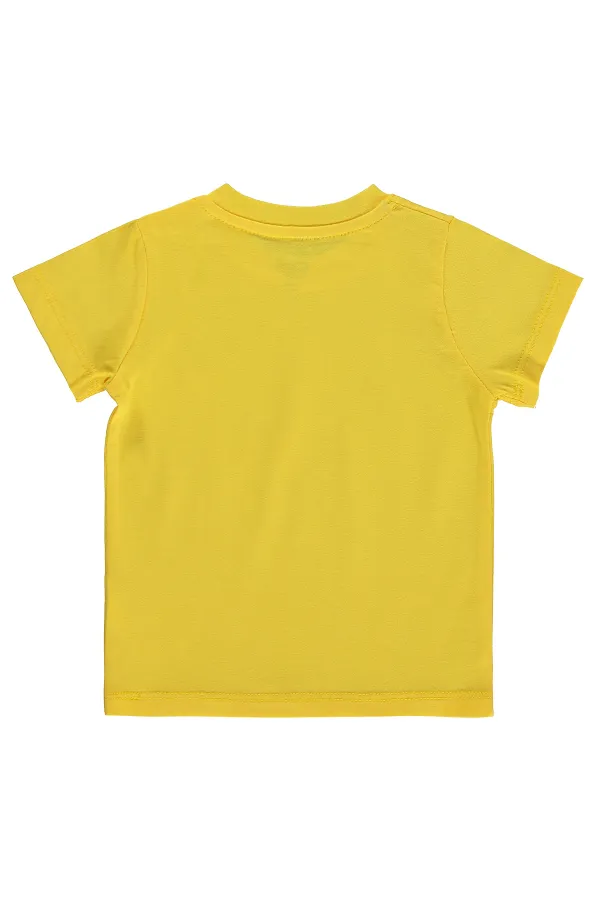 Bebek Tişört Km 0-24 Ay Pastel Sarı - Paket