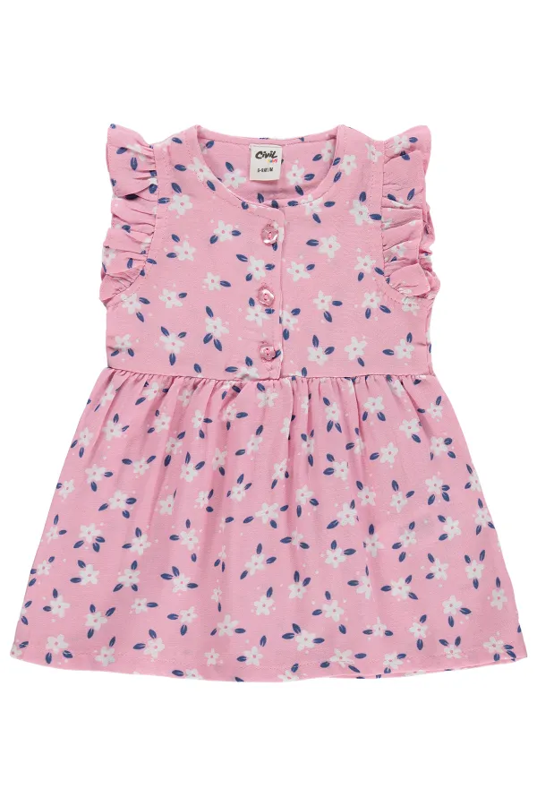Combinaison et robe bébé 6-18 mois rose pâle - Emballage