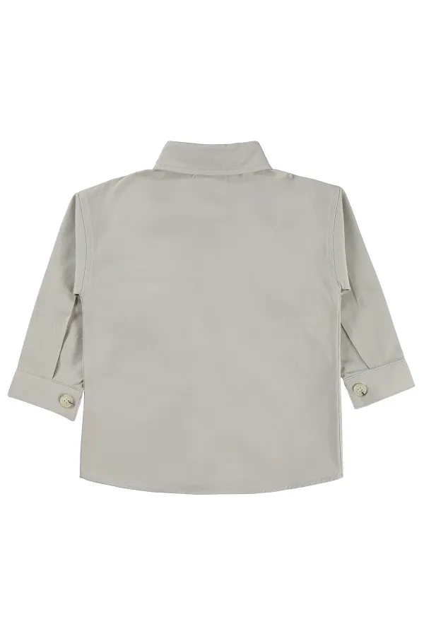 Erkek Çocuk Gömlek Set 2-5 Yaş Koyu Taş Rengi - Paket