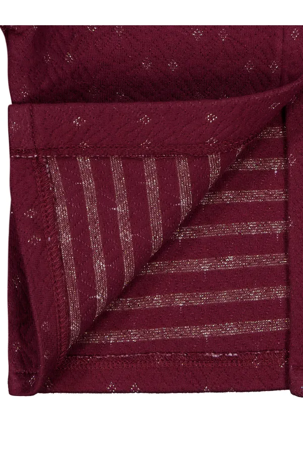 Gilet rouge pour fille de 2 à 5 ans - Emballage