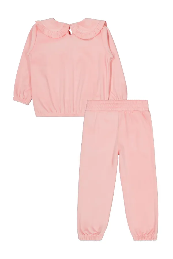 Ensemble de survêtement pour filles, 2-5 ans, rose - Lot