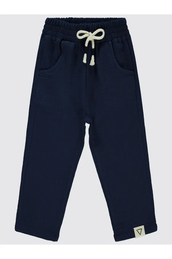 Boys Trousers 2-5 Years Old Navy Blue - Pack