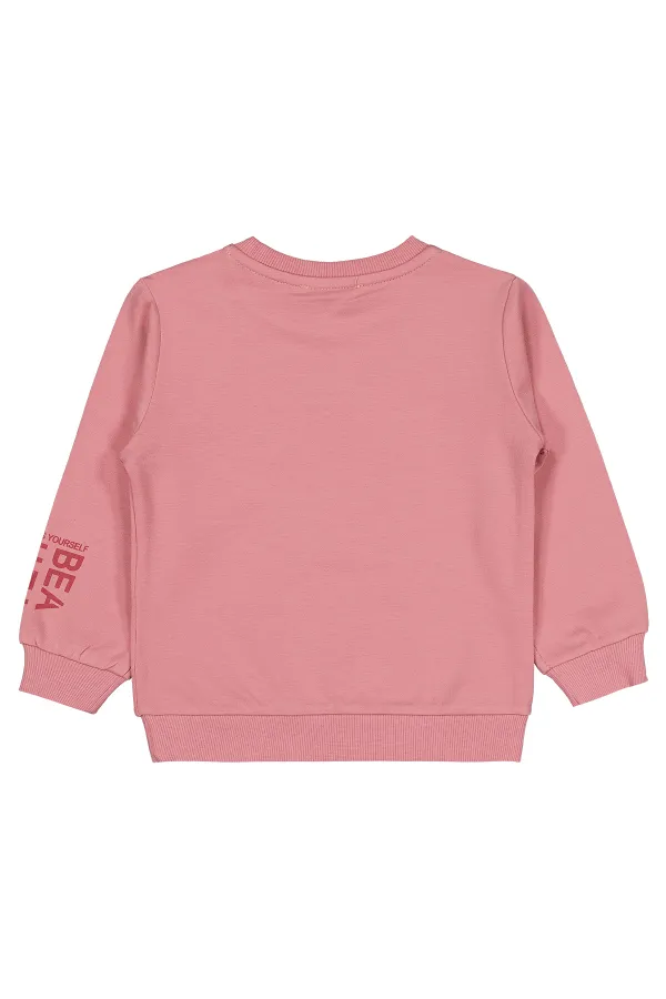 Girl's Sweatshirt 2-5 Years Old Dusty Rose - Package