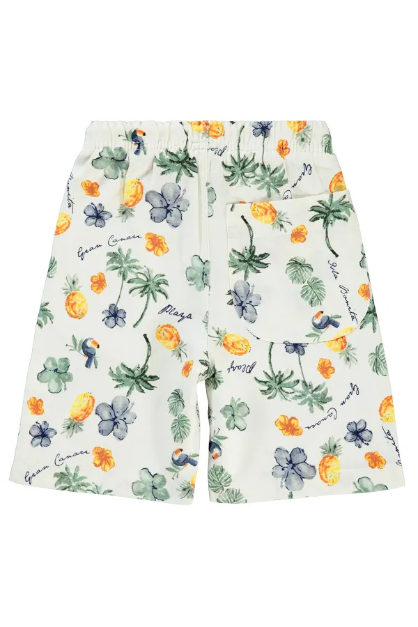 Shorty garçon 2-5 ans écru - Paquet