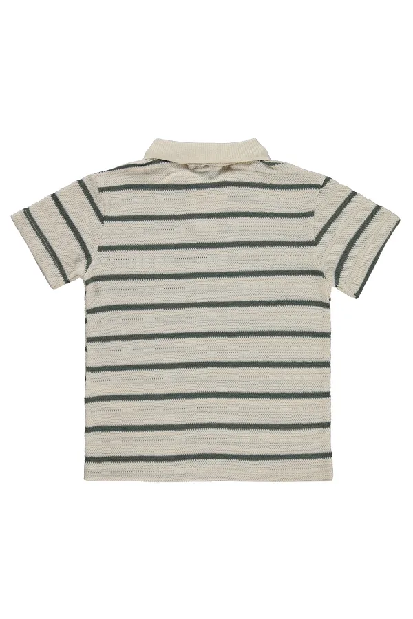 Erkek Çocuk Tişört 6-9 Yaş Haki - Paket