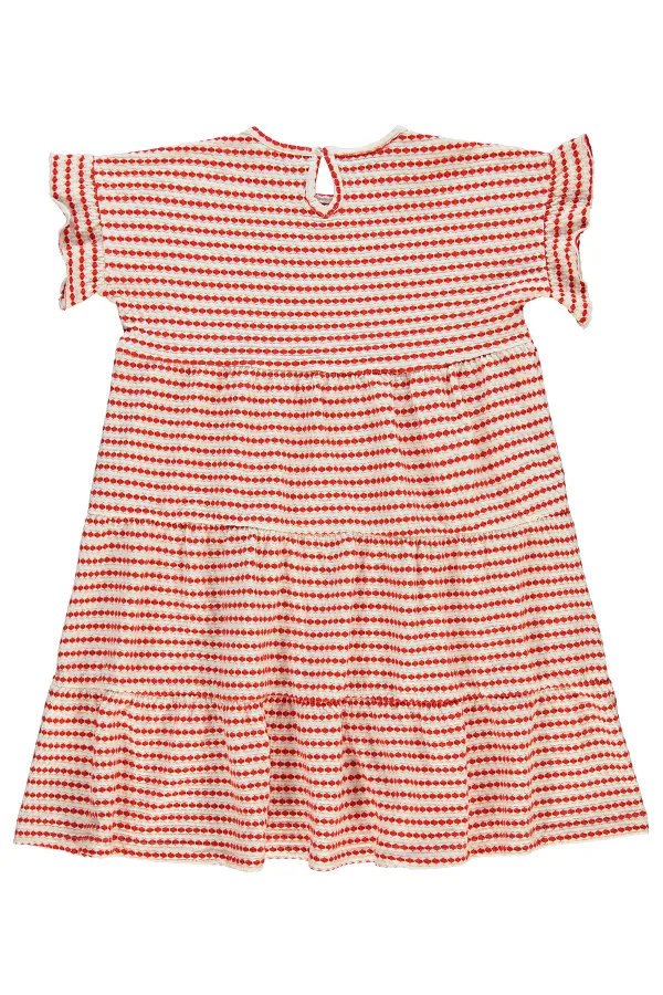 Girl's Vest and Dress 10-13 Years Old Coral - Package