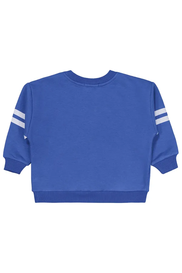 Erkek Çocuk Sweatshirt 2-5 Yaş Saks - Paket