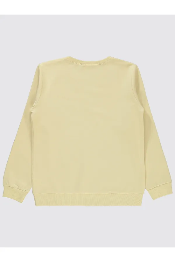 Sweat-shirt pour fille de 6 à 9 ans, motif arbre blond - Emballage