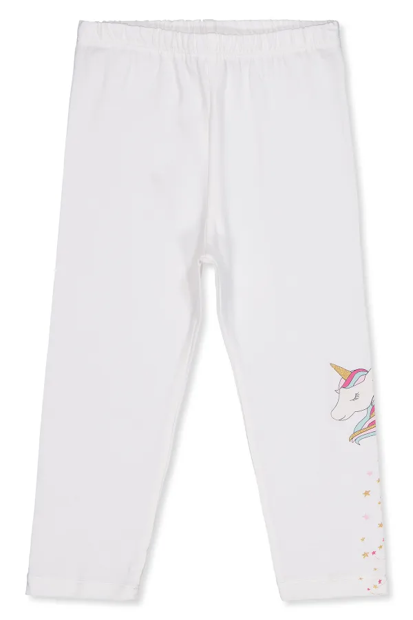 Collants pour filles de 2 à 5 ans, écru - Paquet