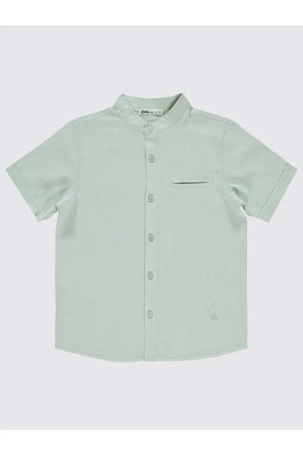 Chemise garçon 6-9 ans Gris clair - Emballage