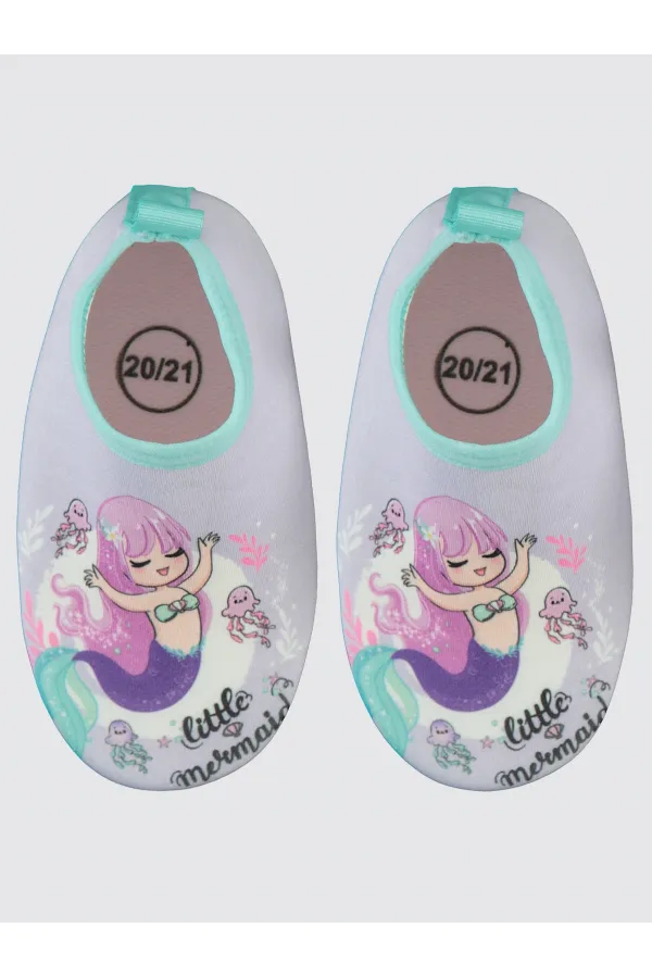 Kız Çocuk Deniz Ayakkabısı 21-25 Numara Lila - Paket