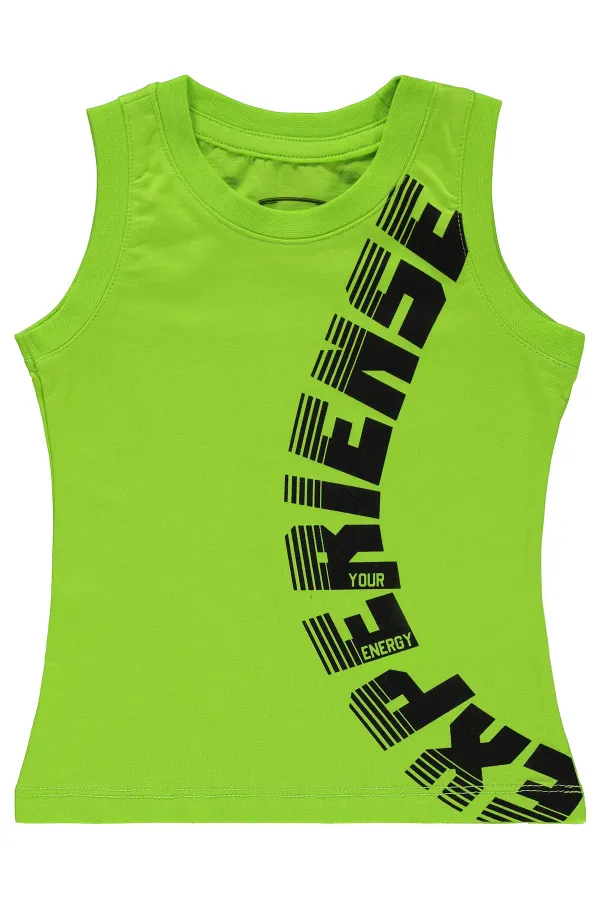 Costume garçon vert citron 2-5 ans - Emballage