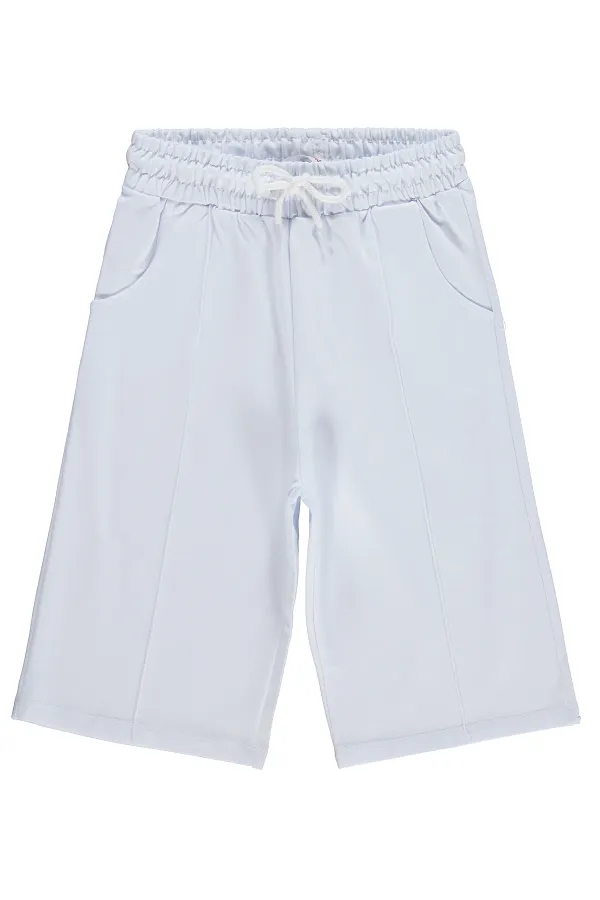 Girls' Capri Pants, Ages 10-13, White - Package