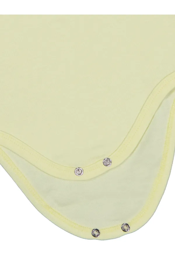 Bebek Çıtçıtlı Badi 0-24 Ay Sarı - Paket