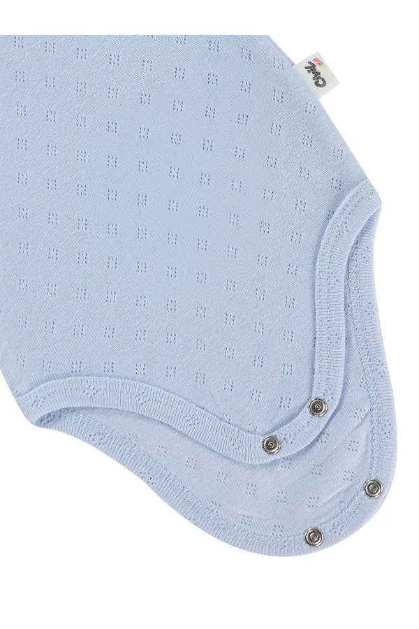 Bebek Çıtçıtlı Badi 0-24 Ay Mavi - Paket