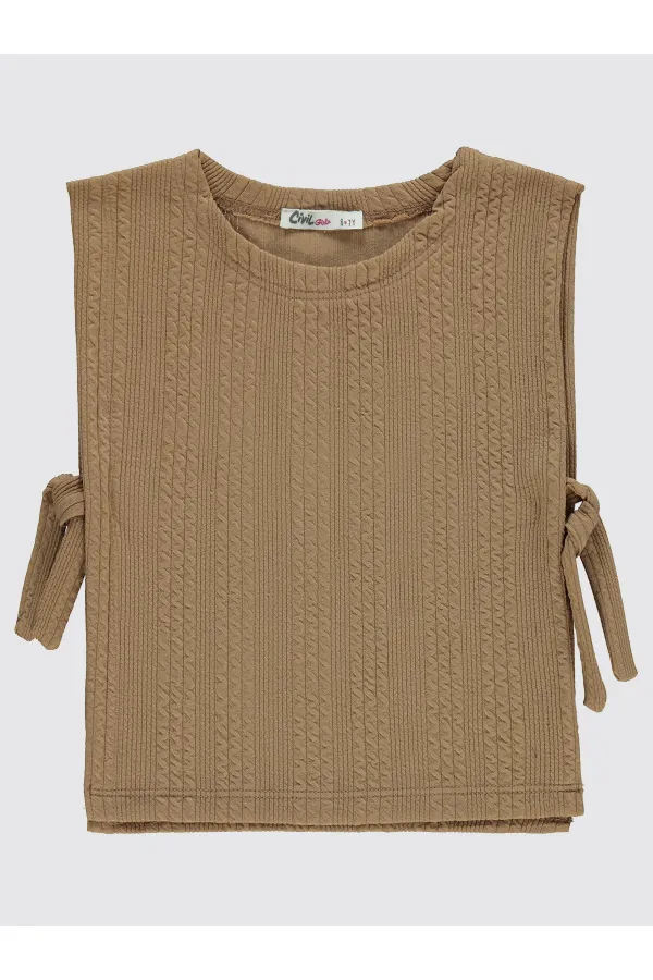 Ensemble beige pour filles de 6 à 9 ans - Emballage