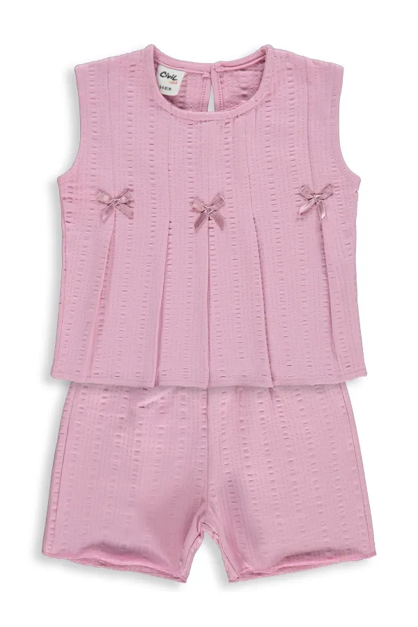 Ensemble bébé 0-24 mois rose pâle - Emballage