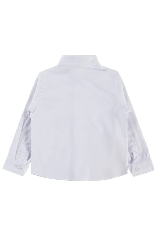 Boys' Shirt, Ages 2-5, White - Package