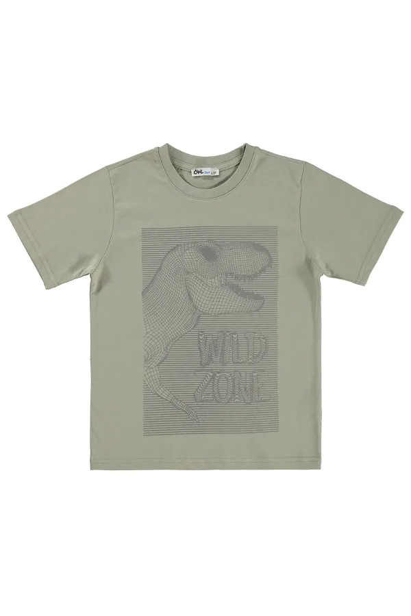 Boys' T-Shirt KM 6-9 Years Soft Grey - Pack