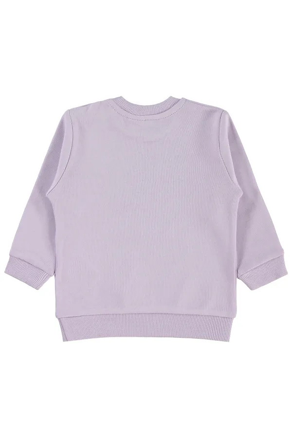 Sweat-shirt bébé 0-24 mois lilas - Emballage
