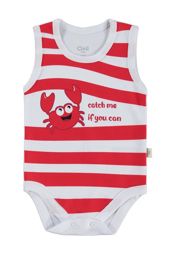 Baby Snap Bodysuit 0-24 Months White - Package