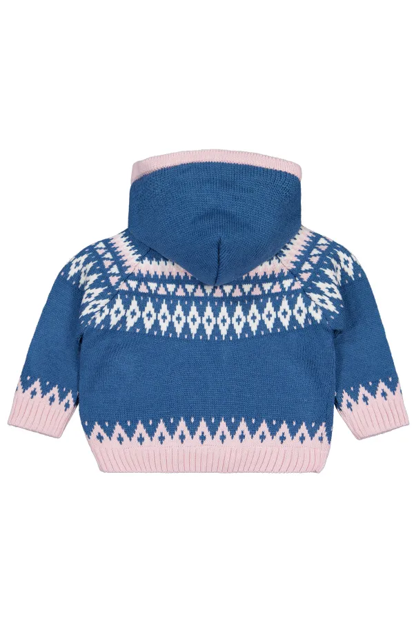 Kız Çocuk Hırka 2-5 Yaş Petrol - Paket